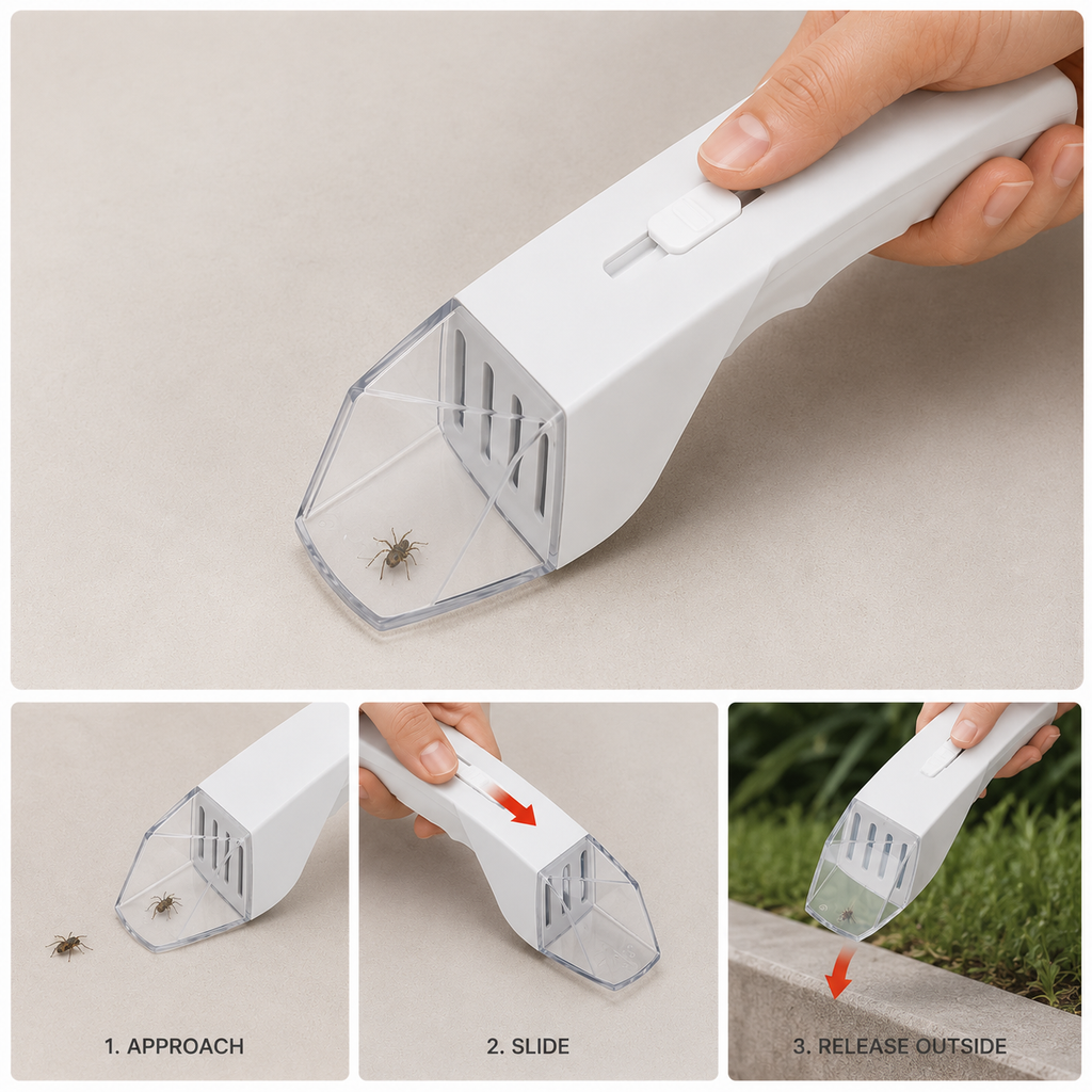 SpiderGrab™ No-Touch Spider Catcher