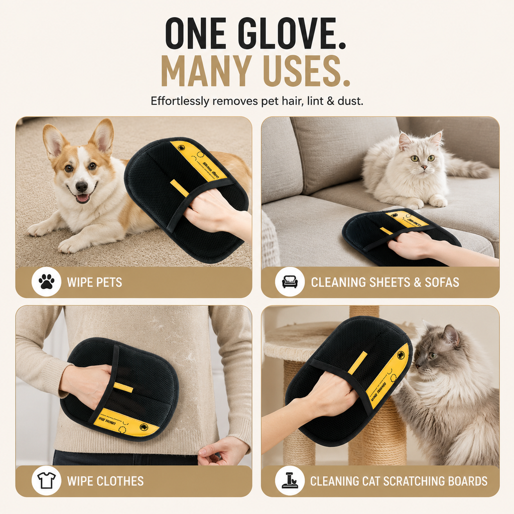 Pet Hair Removal Gloves