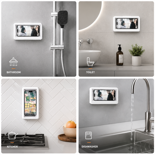 AquaShield Shower Phone Holder