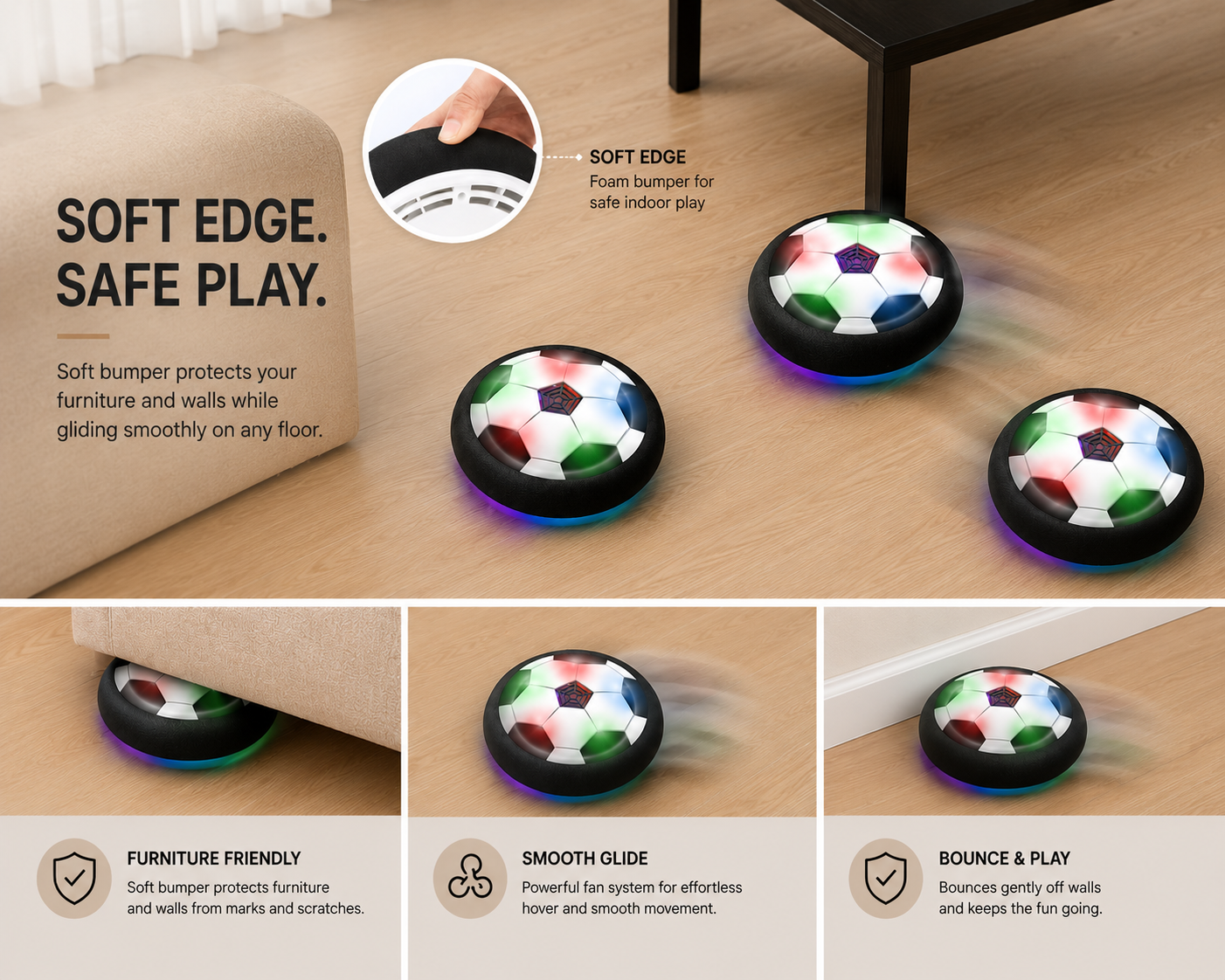 TurboKick™ Hover Soccer Ball