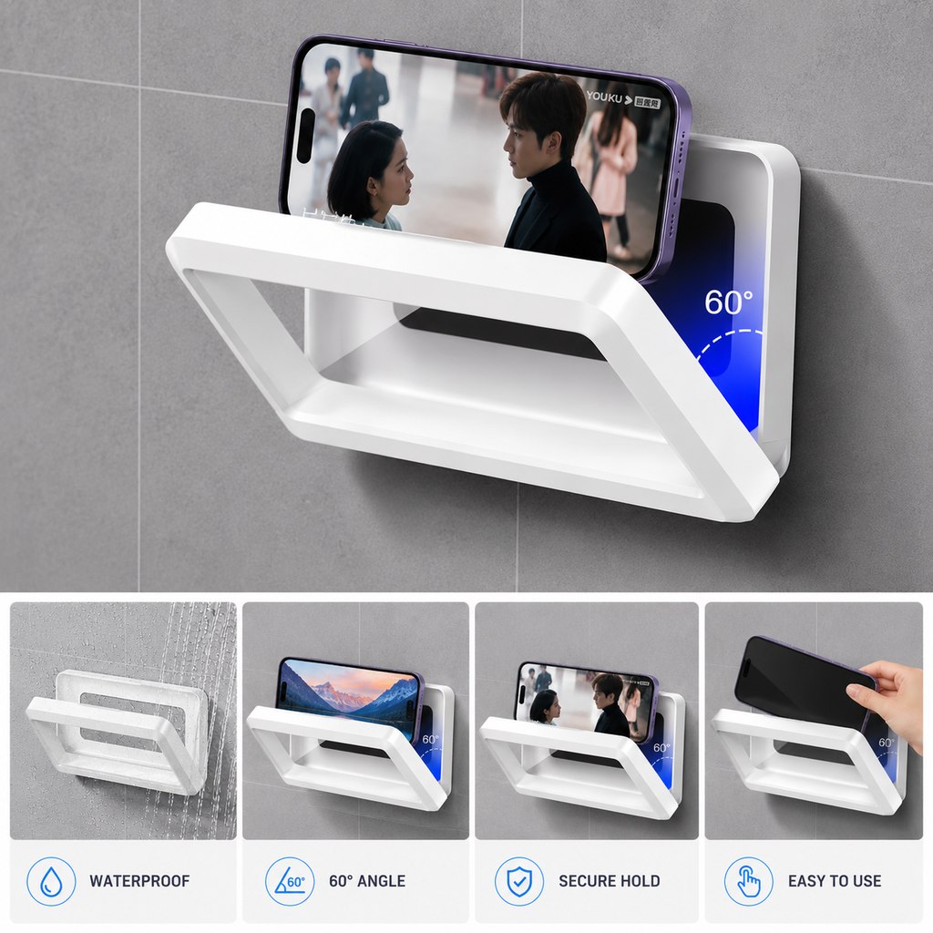 AquaShield Shower Phone Holder